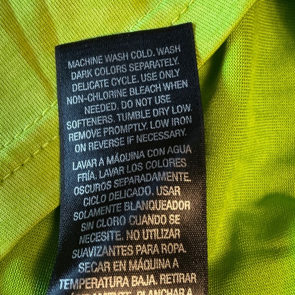 Russell Athletic Men's Lime Green Short Sleeve Tee - Picture 5 of 5